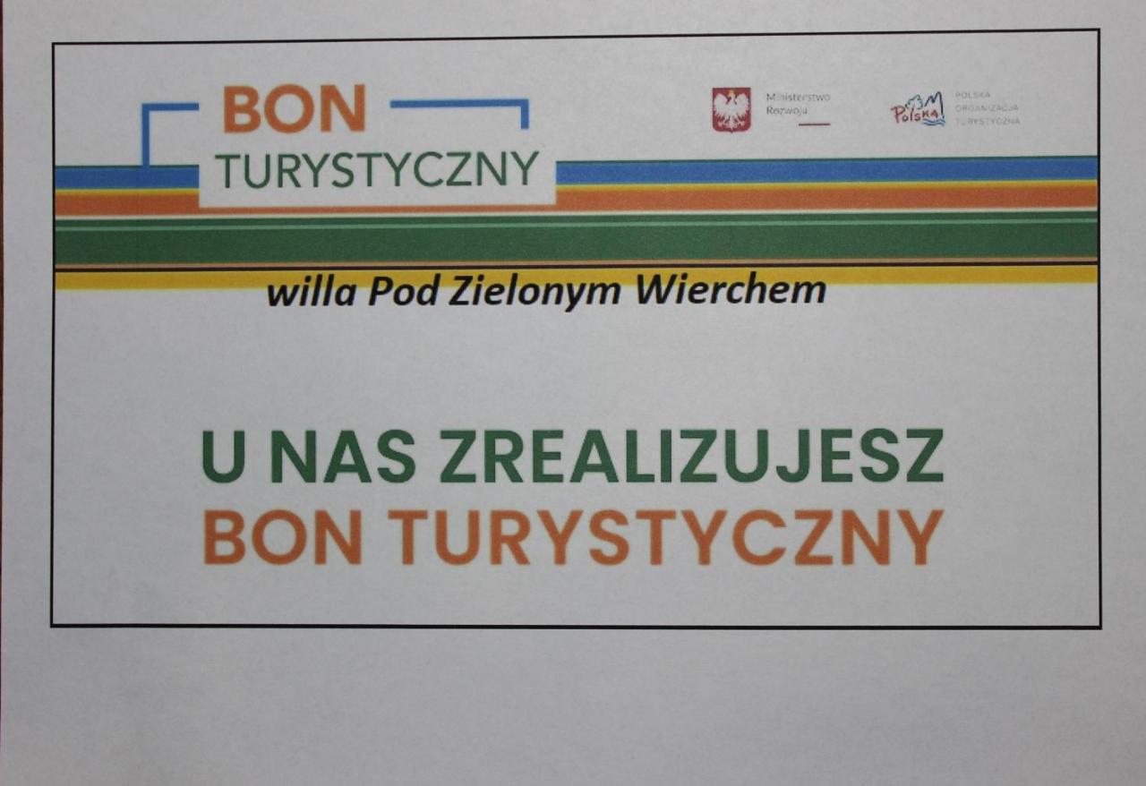 Willa Pod Zielonym Wierchem Zakopane Exteriér fotografie